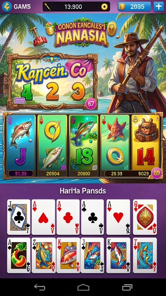 Karakter-karakter unik yang dapat dipilih untuk bermain.
