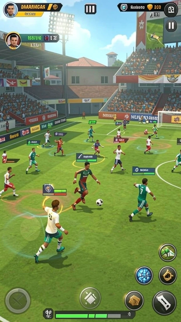 Level yang penuh tantangan dan rintangan menarik.