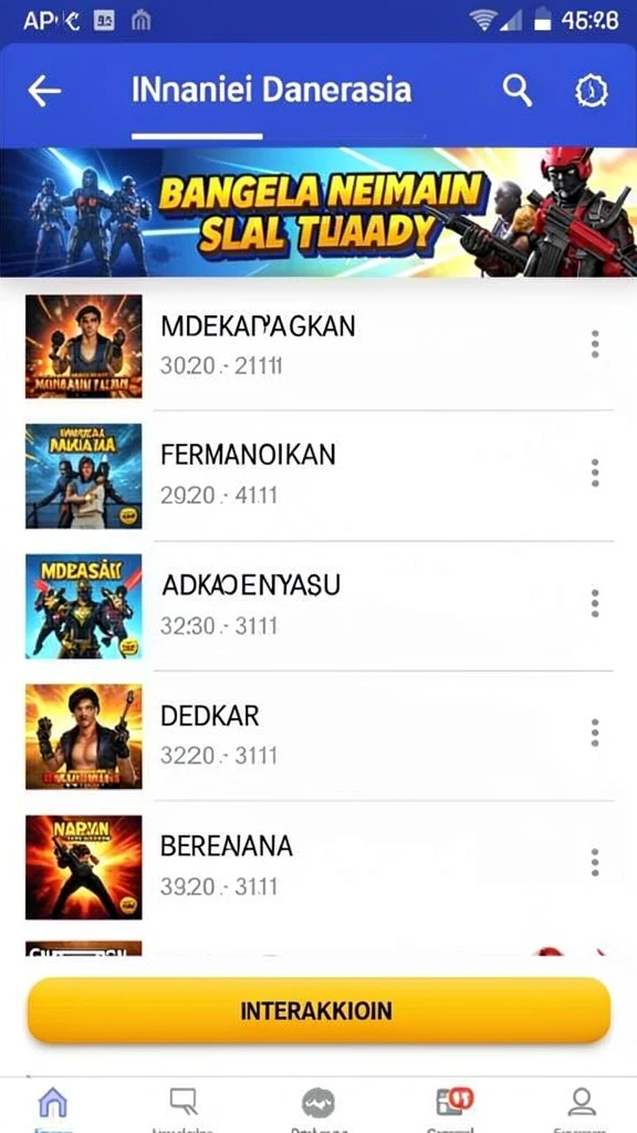 Tampilan antarmuka yang intuitif dan mudah digunakan.