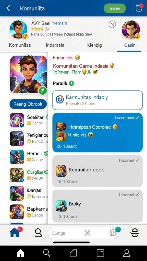 Berbagai karakter unik yang siap untuk dijelajahi.