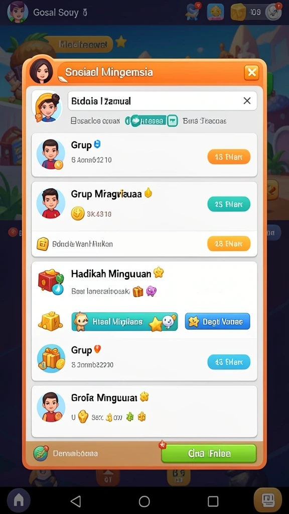 Karakter baru yang siap bergabung dalam petualangan.