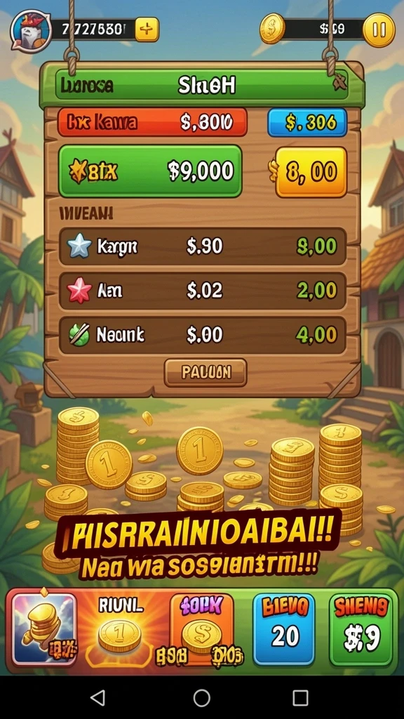 Tangkapan layar menunjukkan petualangan seru dalam game.