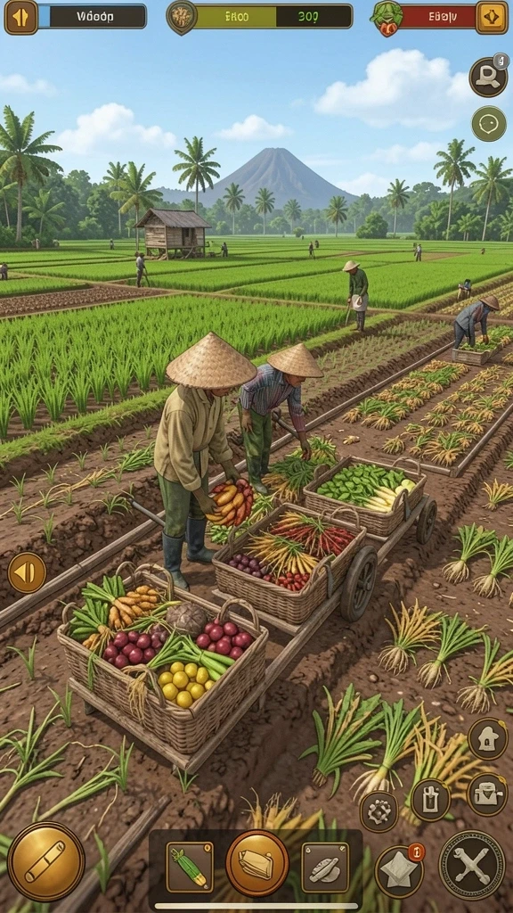 Tangkapan layar menampilkan karakter utama dalam pertempuran epik.