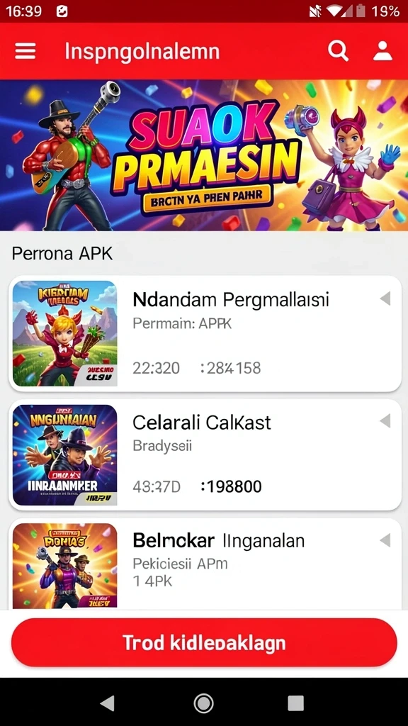 Tampilan antarmuka pengguna yang intuitif.