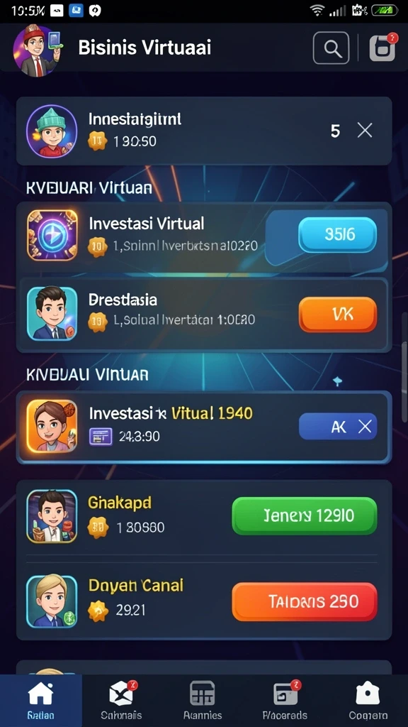 Fitur permainan bingo yang seru dan interaktif.