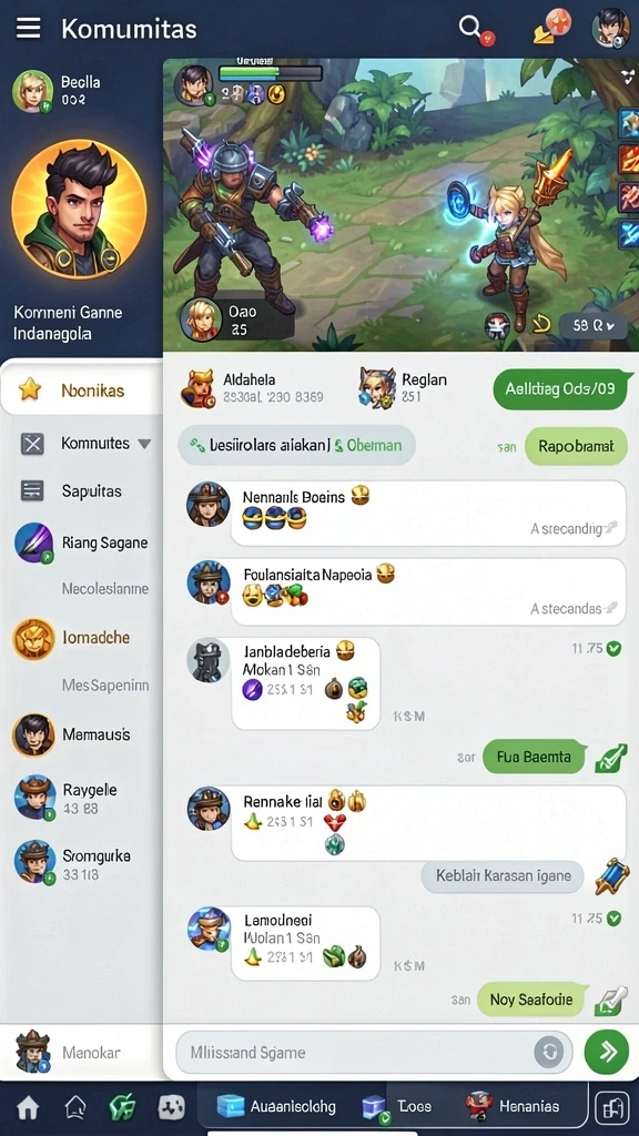 Karakter-karakter unik dengan kekuatan spesial masing-masing.