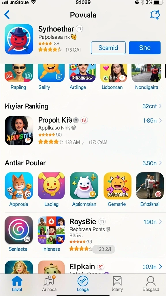 Karakter unik yang dapat Anda tingkatkan.