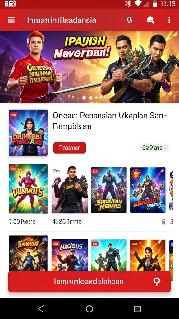 Screenshot dari karakter unik dalam GOTO77.