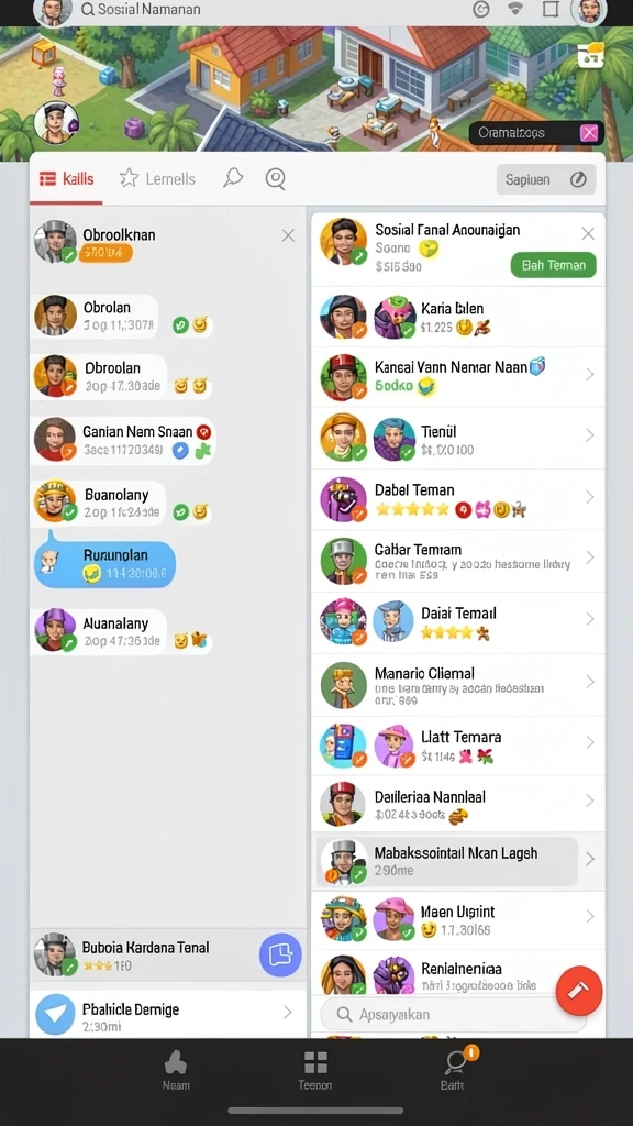 Karakter unik dengan kemampuan khusus.