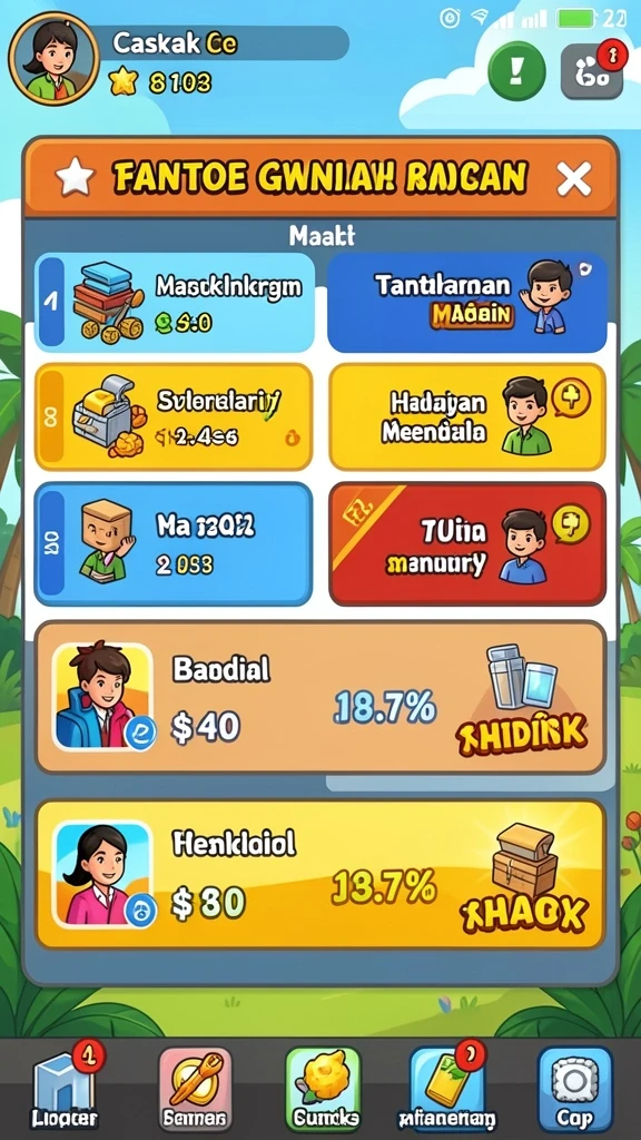 Karakter unik dengan kemampuan khusus.