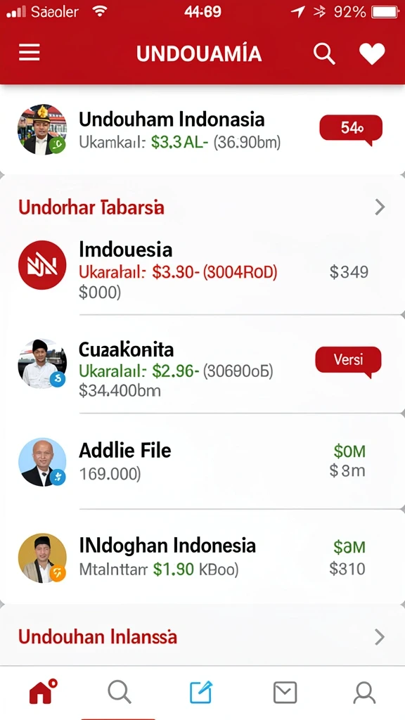 Tampilan antarmuka yang intuitif dan menarik.