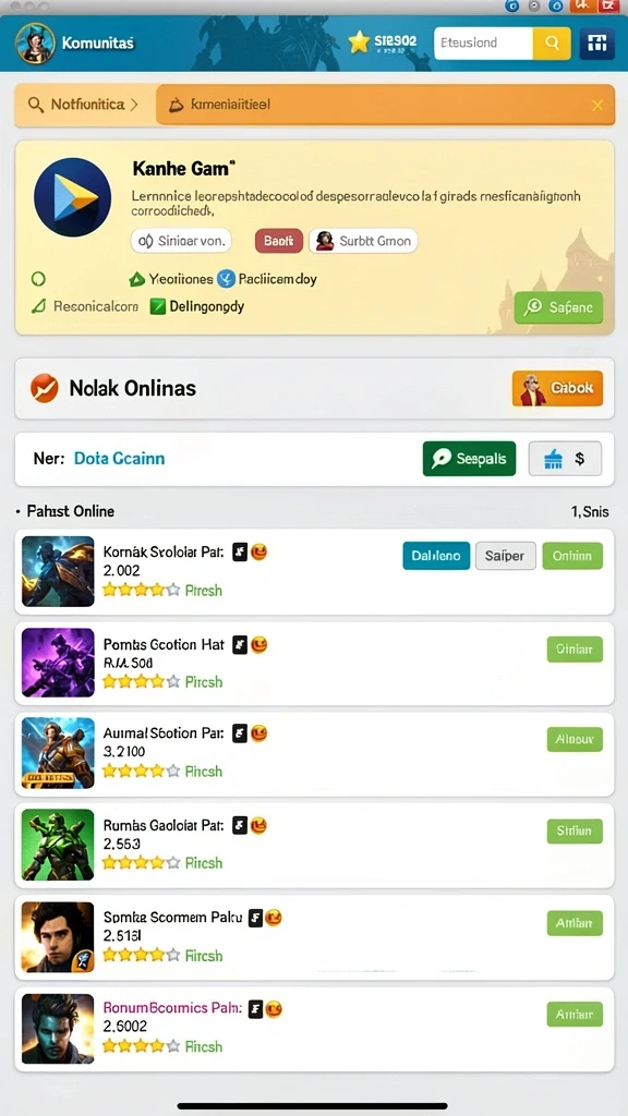 Berbagai jenis permainan tersedia, dari slot hingga live casino.