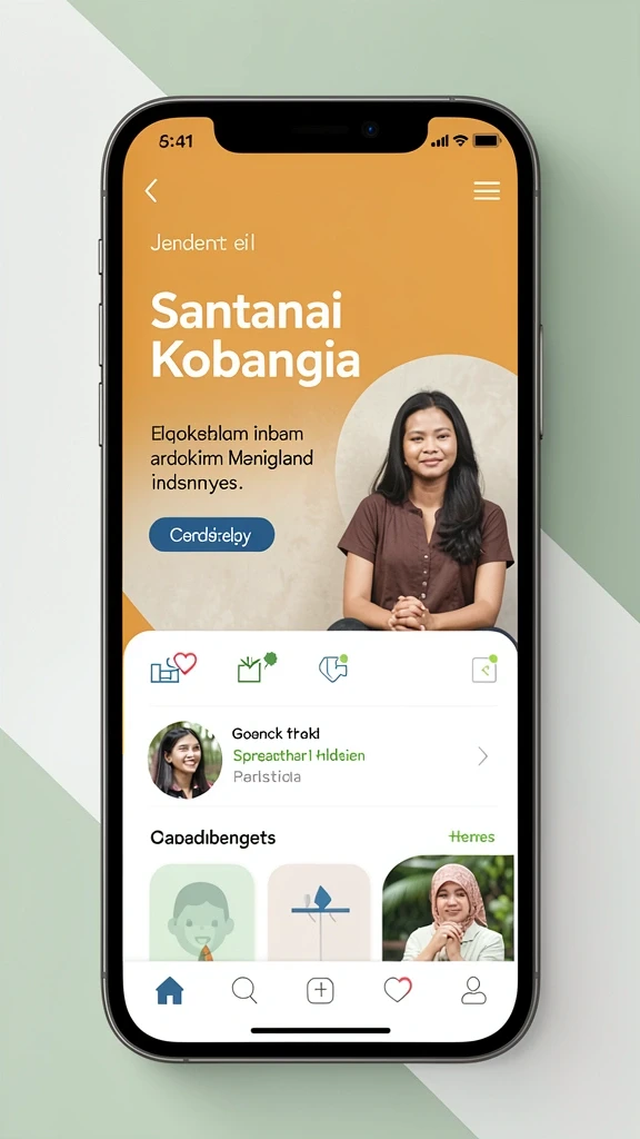 Tampilan antarmuka yang intuitif dan user-friendly.