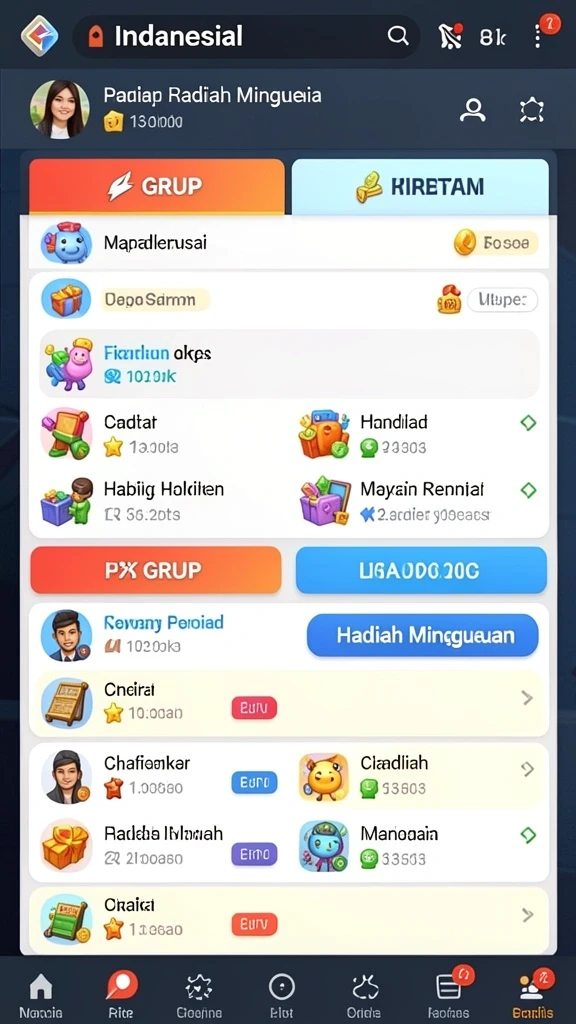 Menampilkan pertarungan epik antara karakter utama.