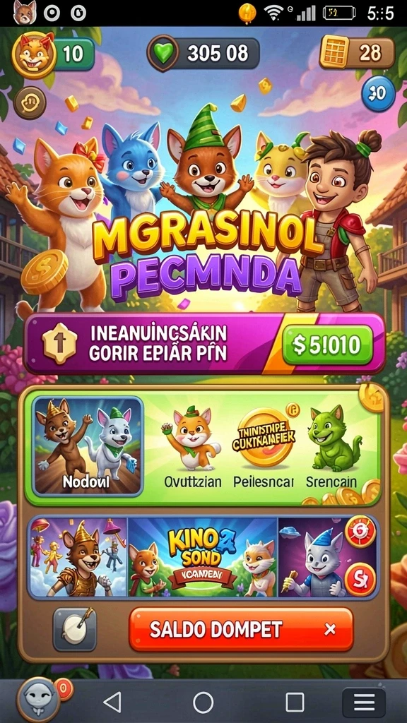 Level yang menantang dan seru.