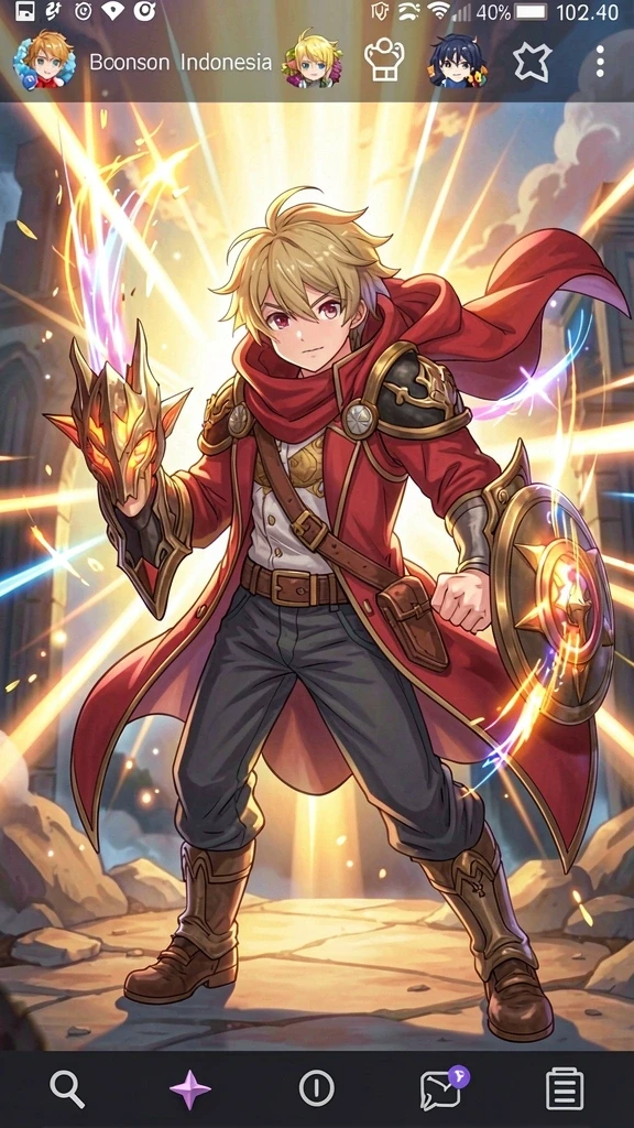 Visualisasi dunia game yang memukau dan detail.