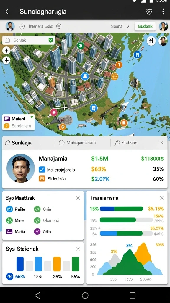 Tangkapan layar menunjukkan pilihan karakter yang beragam.