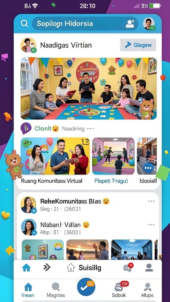 Screenshot menunjukkan pertarungan seru melawan bos.