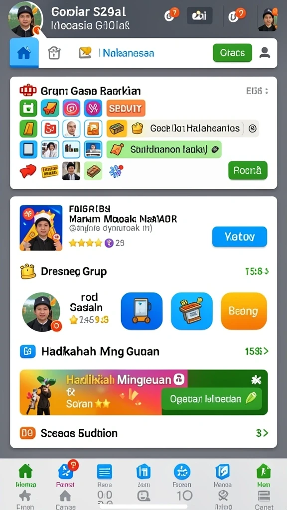 Tampilan antarmuka yang menarik dan mudah digunakan.