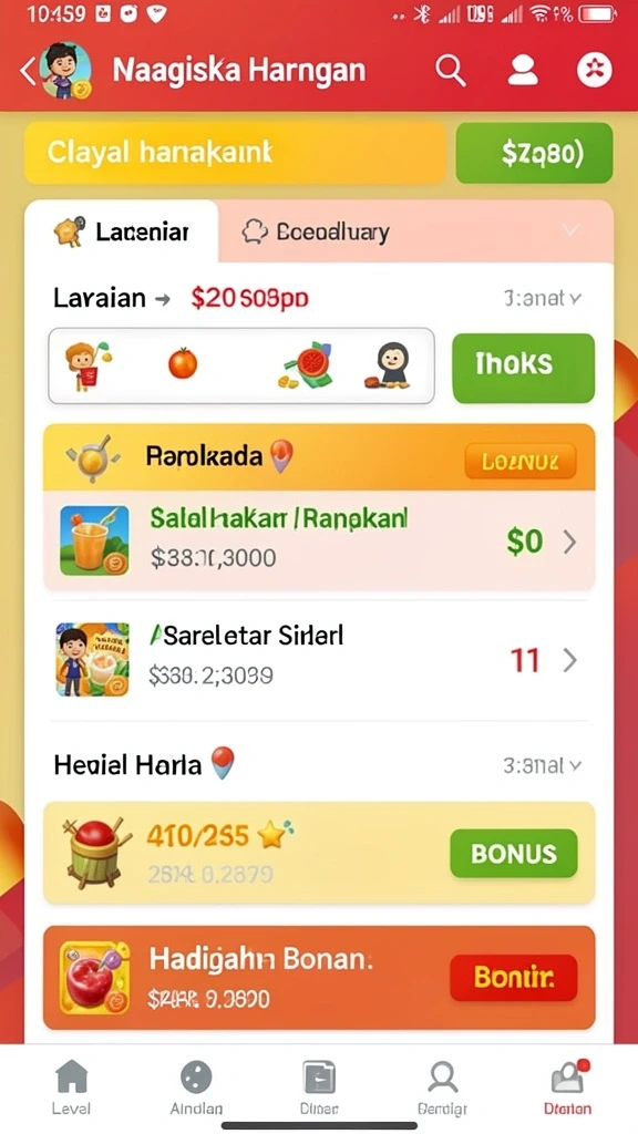Tampilan antarmuka yang menarik dan intuitif.