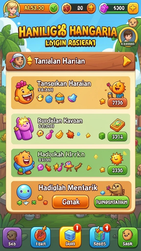 Momen seru dalam pertarungan melawan monster.