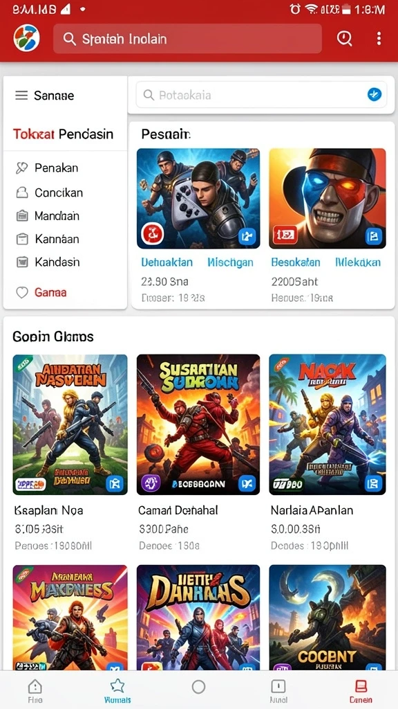 Tampilan utama LK21 dengan pilihan film terbaru.