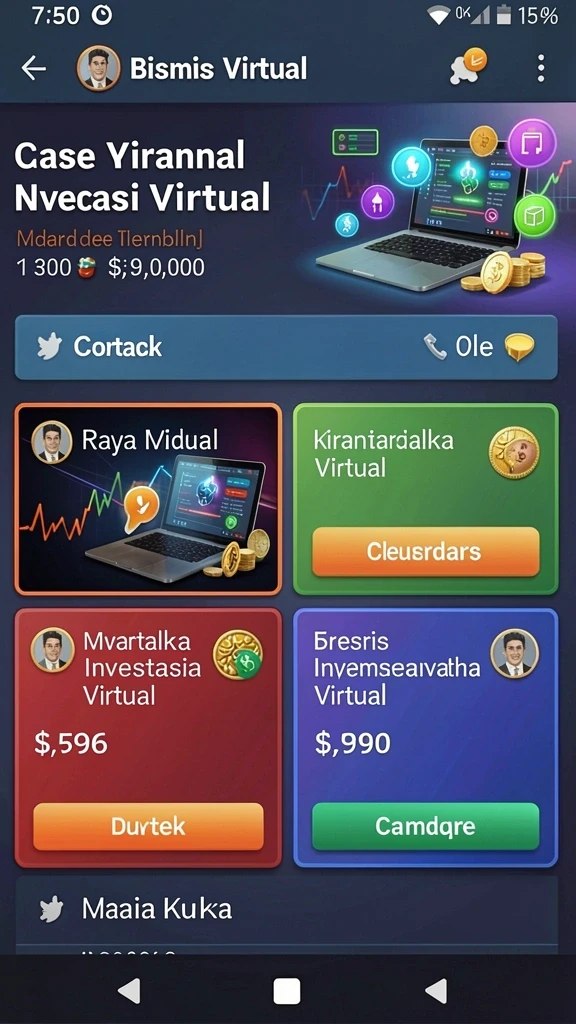 Tampilan awal game yang memukau dan menarik.