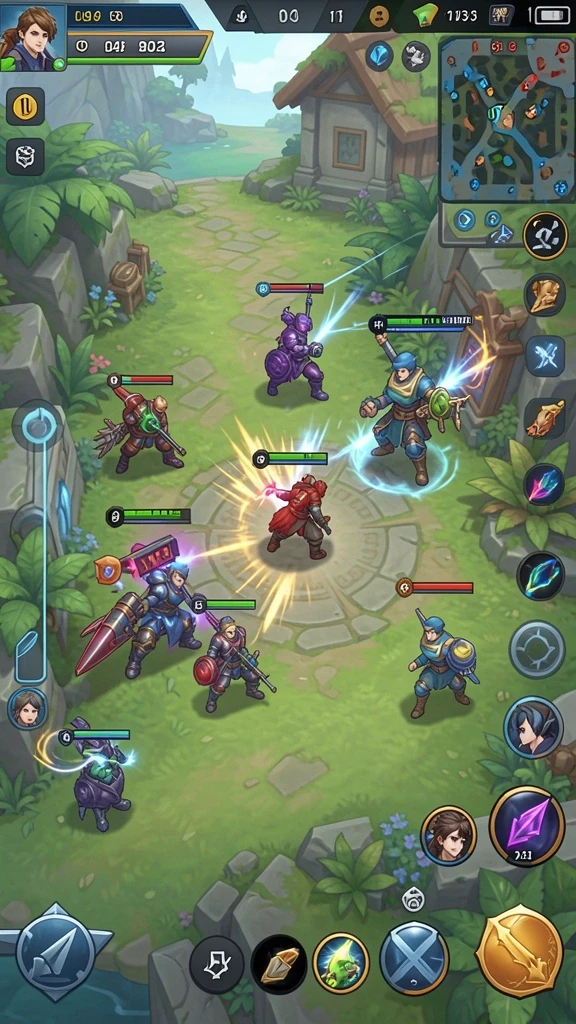 Tantangan seru bersama teman di mode multiplayer.