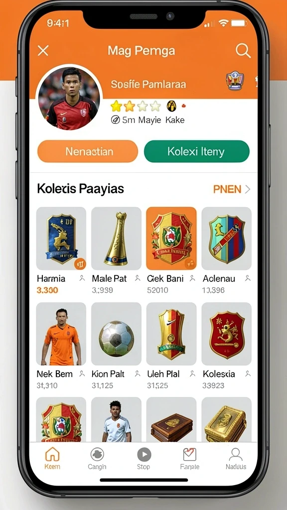 Karakter yang dapat disesuaikan dengan berbagai pilihan.