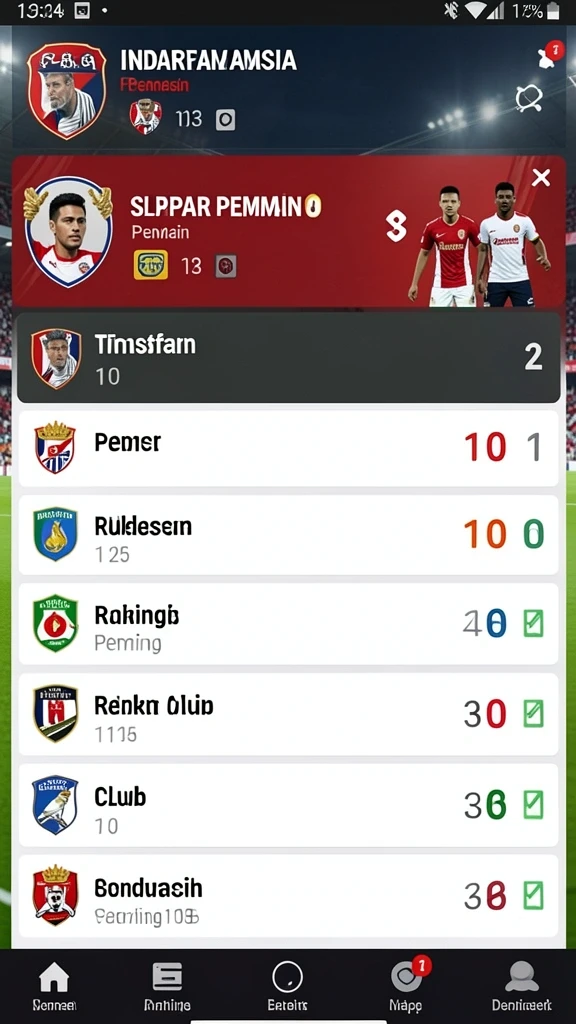 Tampilan antarmuka pengguna yang intuitif dan menarik.