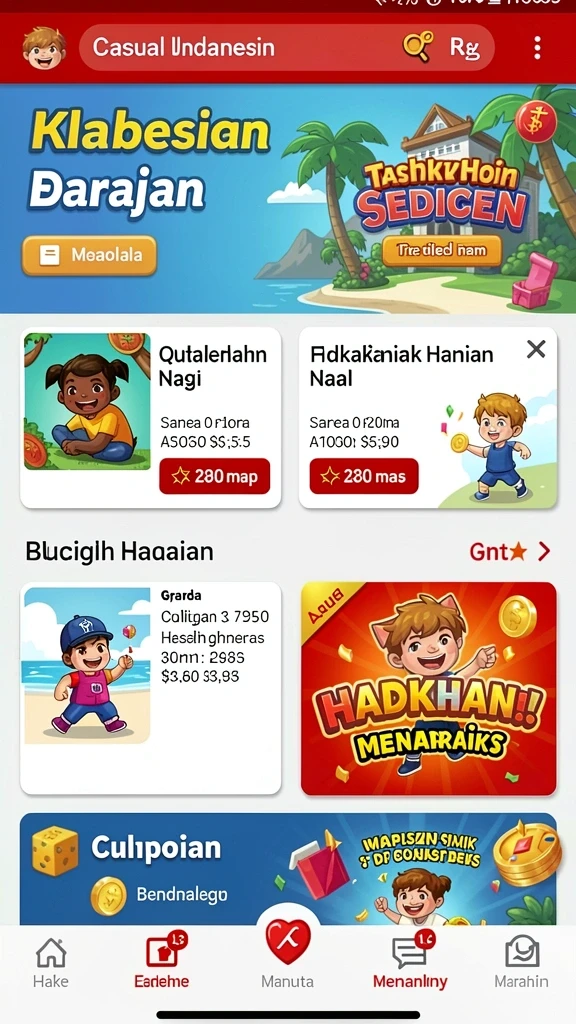 Karakter-karakter unik dengan kemampuan khusus.