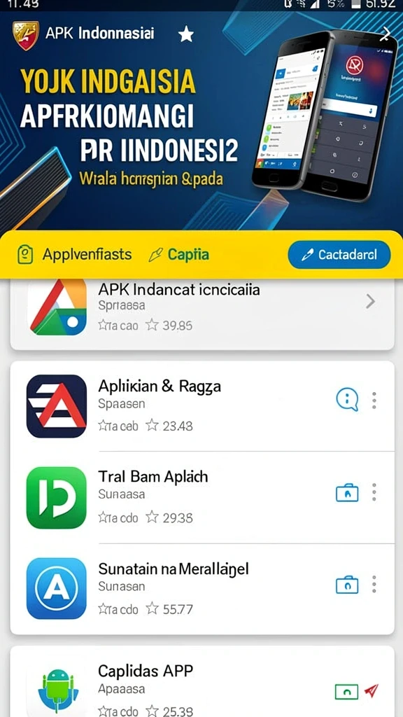 Pemandangan dunia fantasi yang memukau.
