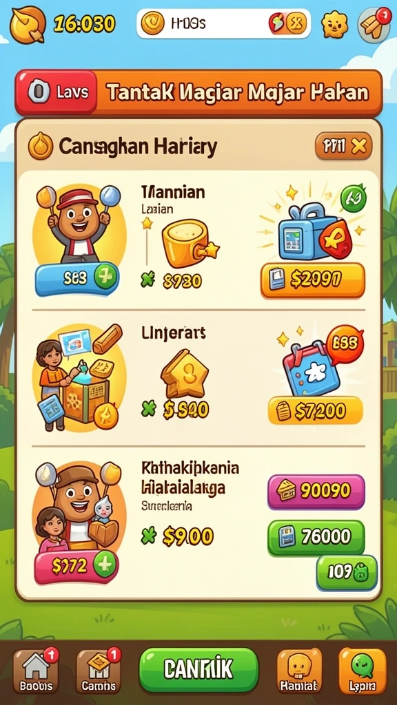 Karakter unik dengan kemampuan berbeda untuk dieksplorasi.