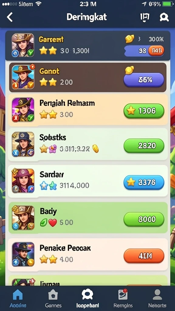 Tangkapan layar menampilkan karakter utama dalam pertarungan epik.