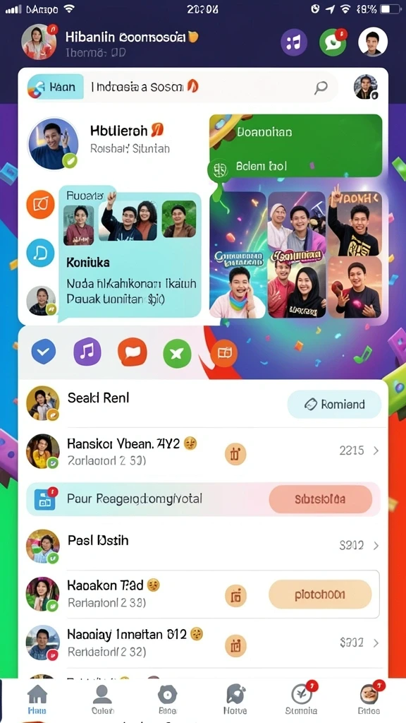 Tangkapan layar pertarungan epik melawan monster.