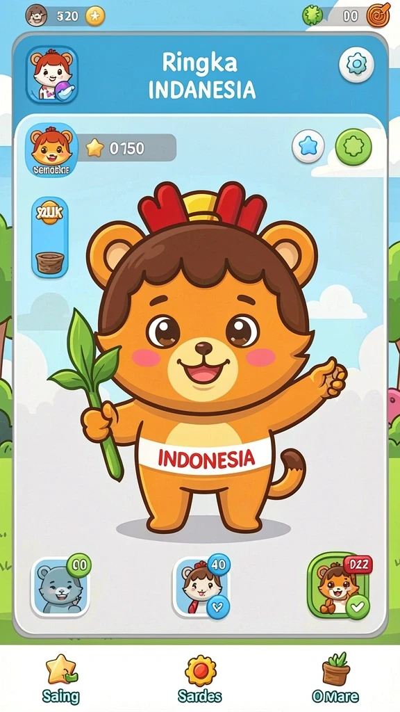 Tampilan antarmuka pengguna SIP33 yang intuitif.