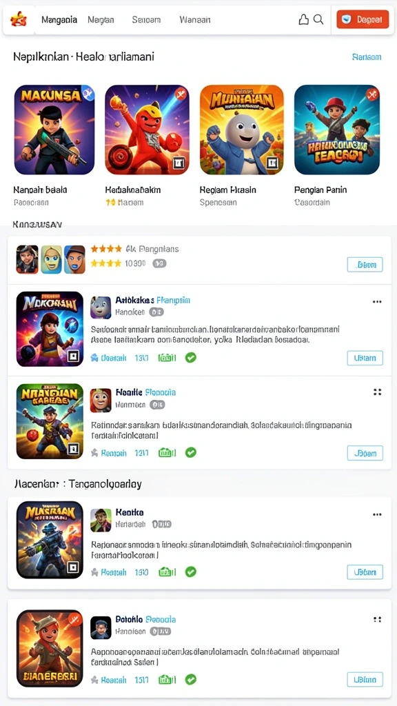 Mode permainan yang beragam dan menantang.